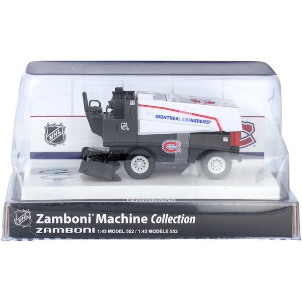 Cole Caufield Montreal Canadiens Autographed Fanatics Authentic 1:43 Scale Die-Cast Zamboni