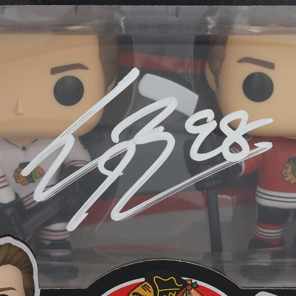 Connor Bedard Chicago Blackhawks Autographed Fanatics Authentic Two-Pack Funko Pop! Vinyl Figure