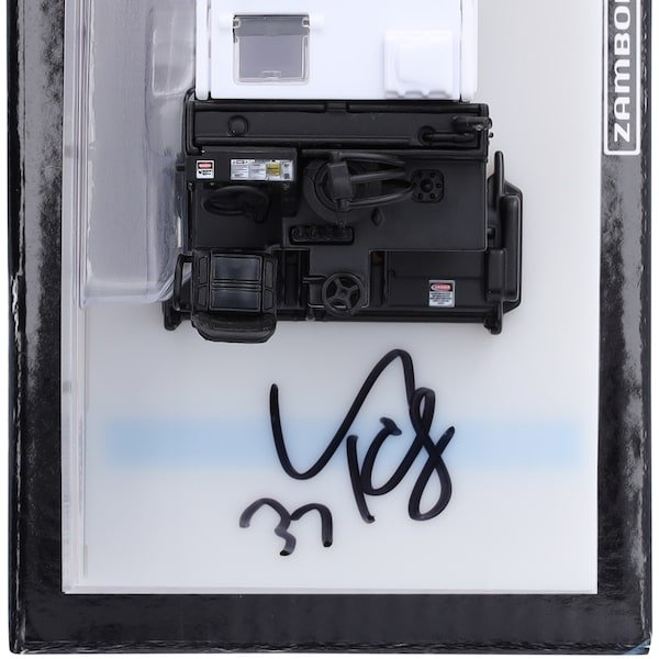 Connor Hellebuyck Winnipeg Jets Autographed Fanatics Authentic 1:43 Scale Die-Cast Zamboni
