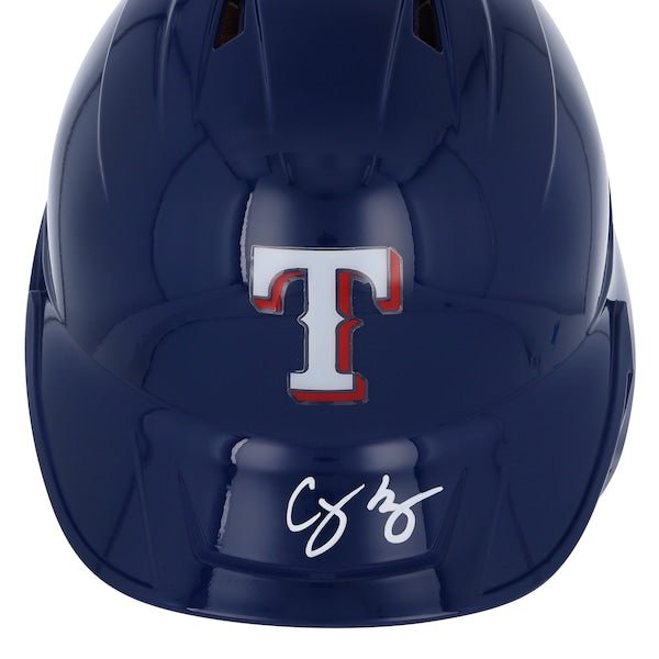 Corey Seager Texas Rangers Autographed Fanatics Authentic Rawlings Mach Pro Replica Batting Helmet