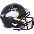 Cris Carter Minnesota Vikings Autographed Fanatics Authentic Riddell 1983-2001 Throwback Speed Mini Helmet