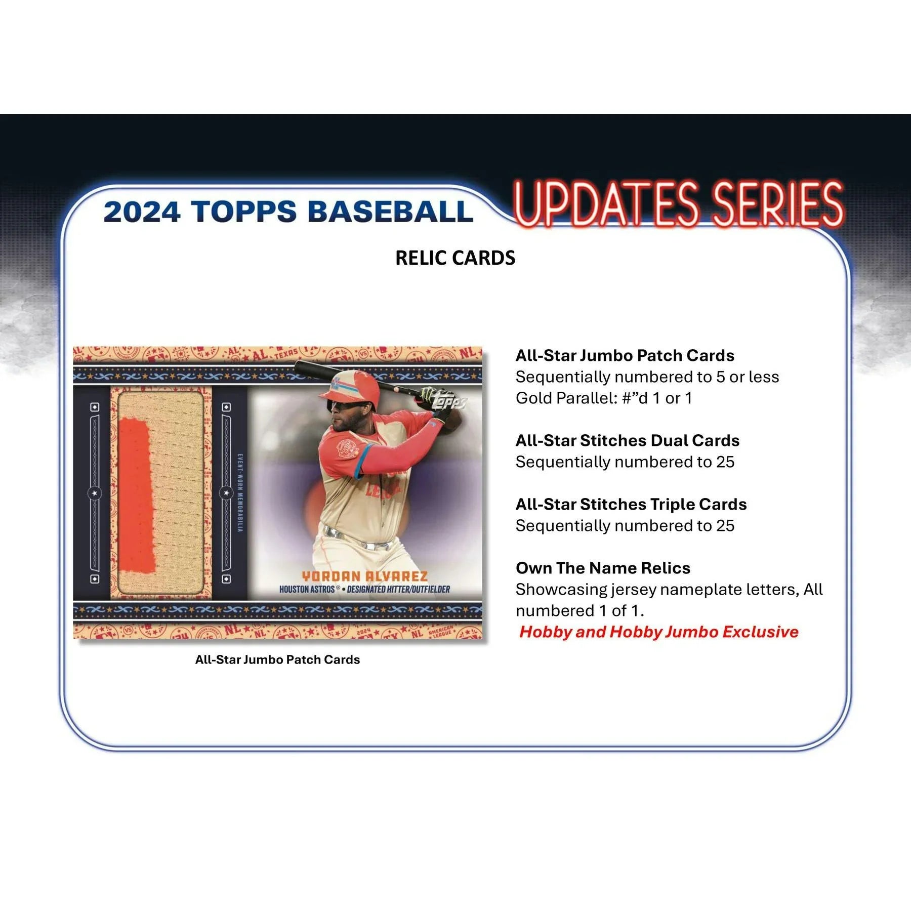 2024 Topps Update Series Baseball Hobby Jumbo Box (Ships Sealed Only)