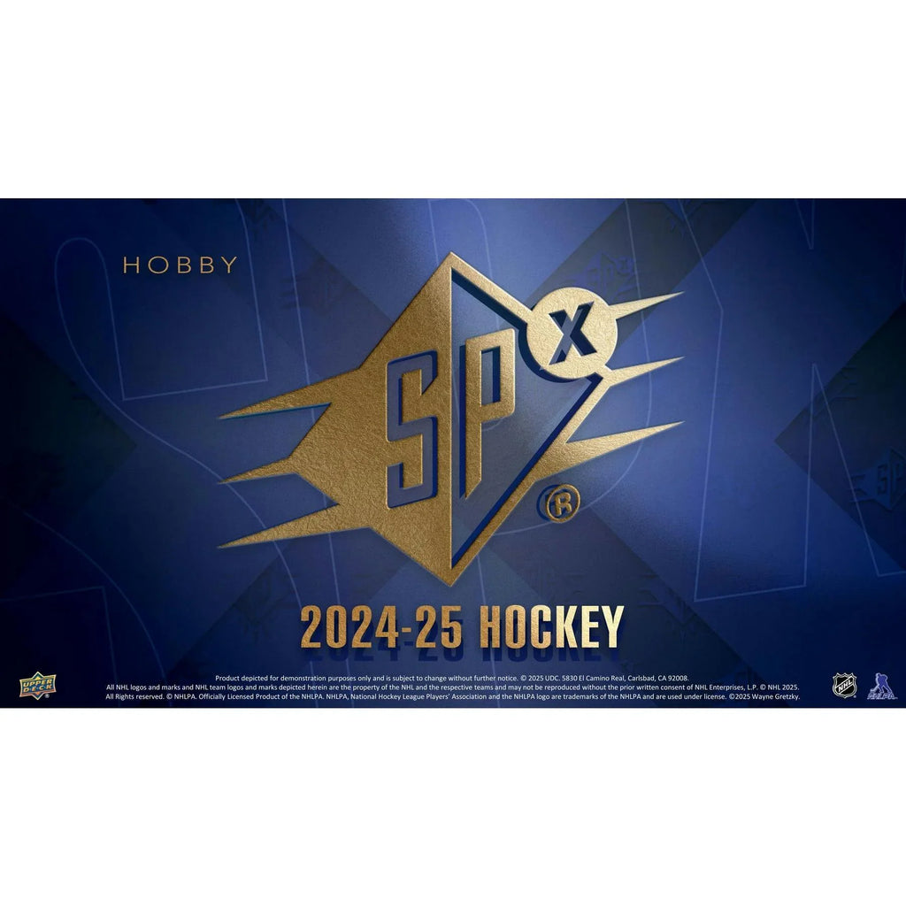 2024 25 Upper Deck SPx Hockey Hobby Box (Ships Sealed Only) - D