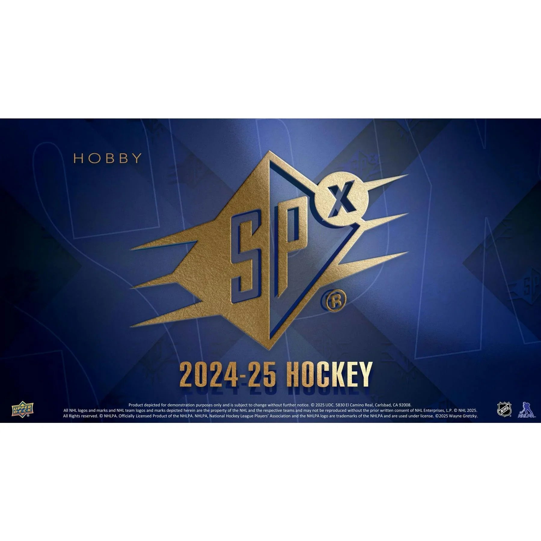 2024 25 Upper Deck SPx Hockey Hobby Box (Ships Sealed Only) - D
