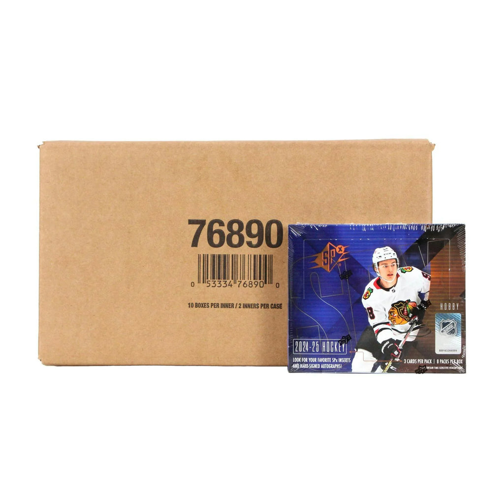 2024 25 Upper Deck SPx Hockey Hobby 20 Box Case (Ships Sealed Only) - D1