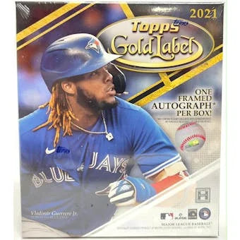 2021 Topps Gold Label Baseball Hobby Box (Ships Sealed Only) - D