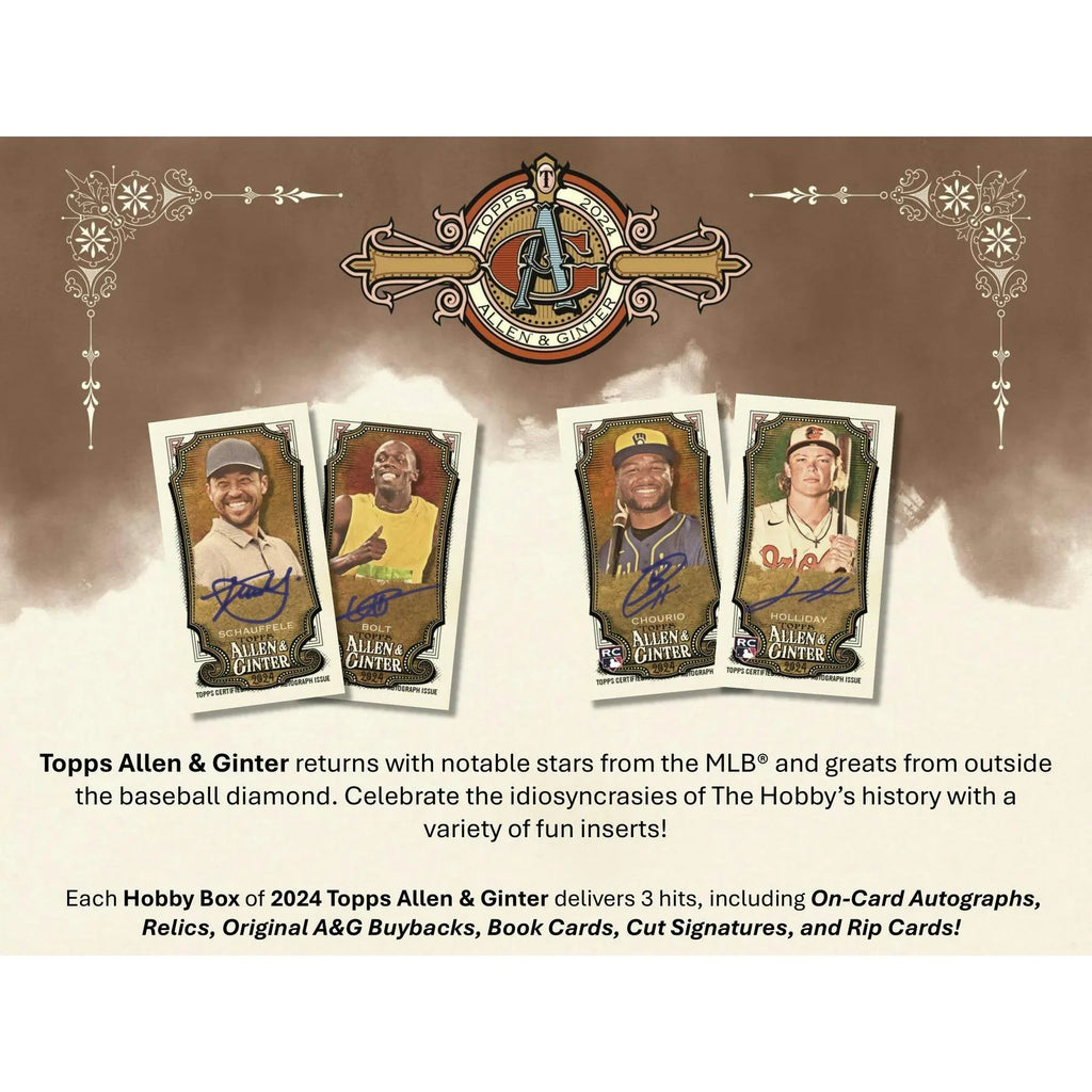 2024 Topps Allen Ginter Baseball Hobby Box (Ships Sealed Only) - D1