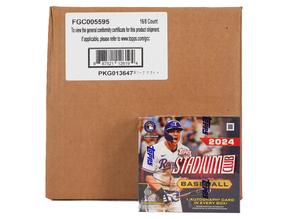 2024 Topps Stadium Club Baseball Compact 16 Box Case (Ships Sealed Only) - D1