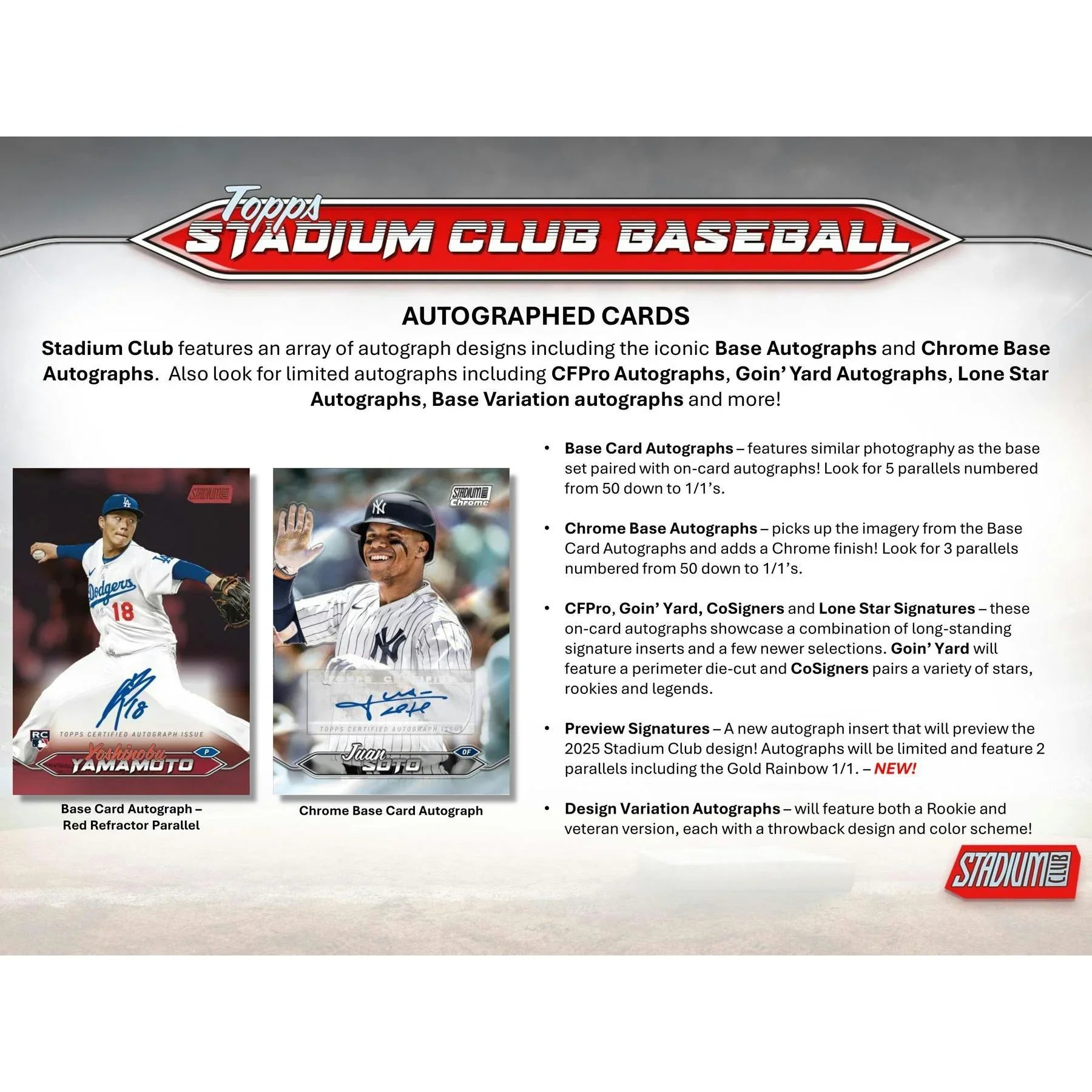 2024 Topps Stadium Club Baseball Compact 16 Box Case (Ships Sealed Only) - D1