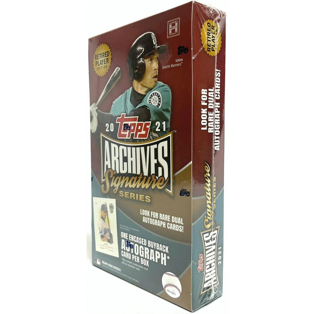 2021 Topps Archives Signature Series Retired Player Edition Baseball Hobby Box (Ships Sealed Only)