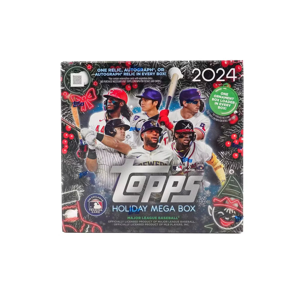 2024 Topps Holiday Baseball Mega Box (Ships Sealed Only) - D