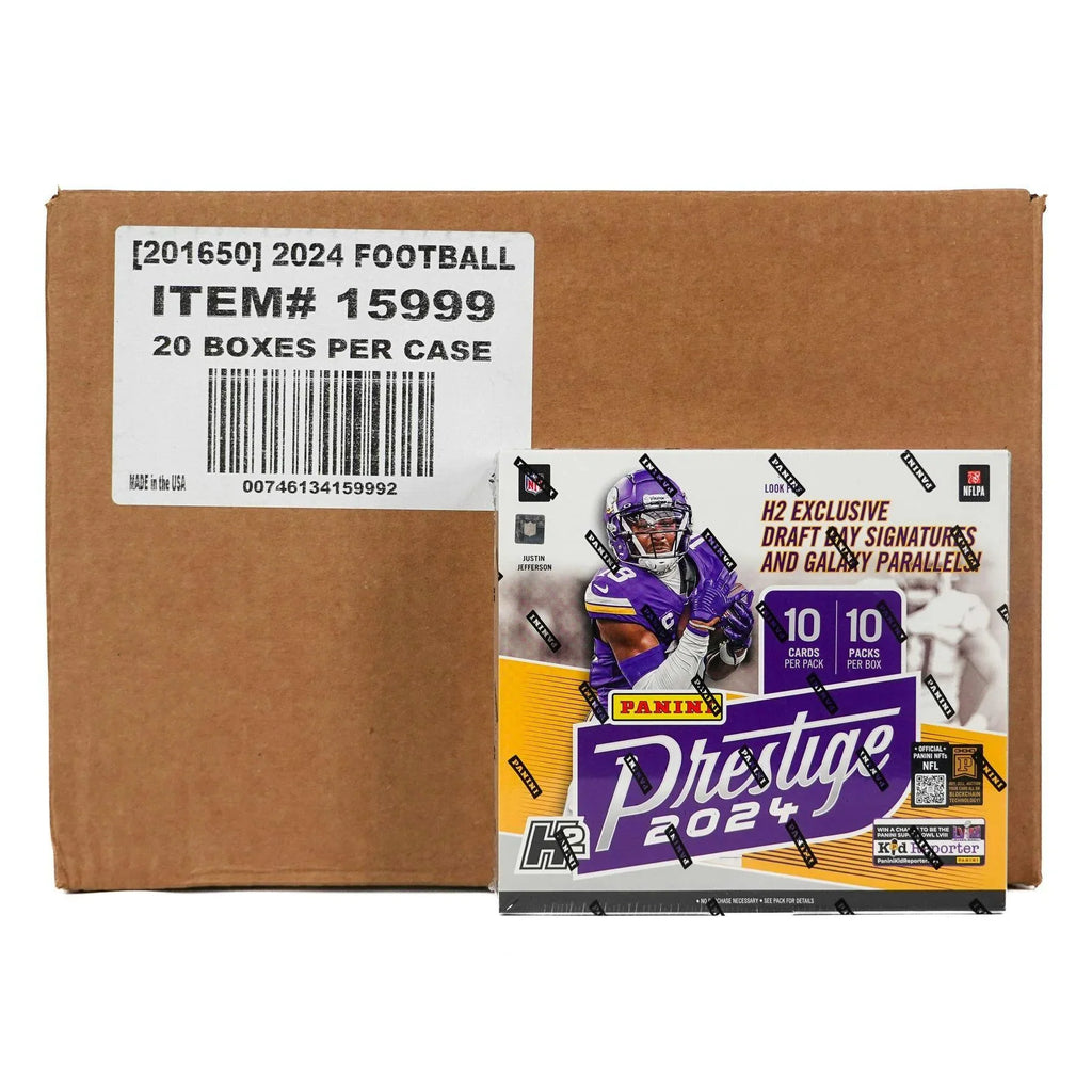 2024 Panini Prestige Football H2 20 Box Case (Ships Sealed Only) - D1