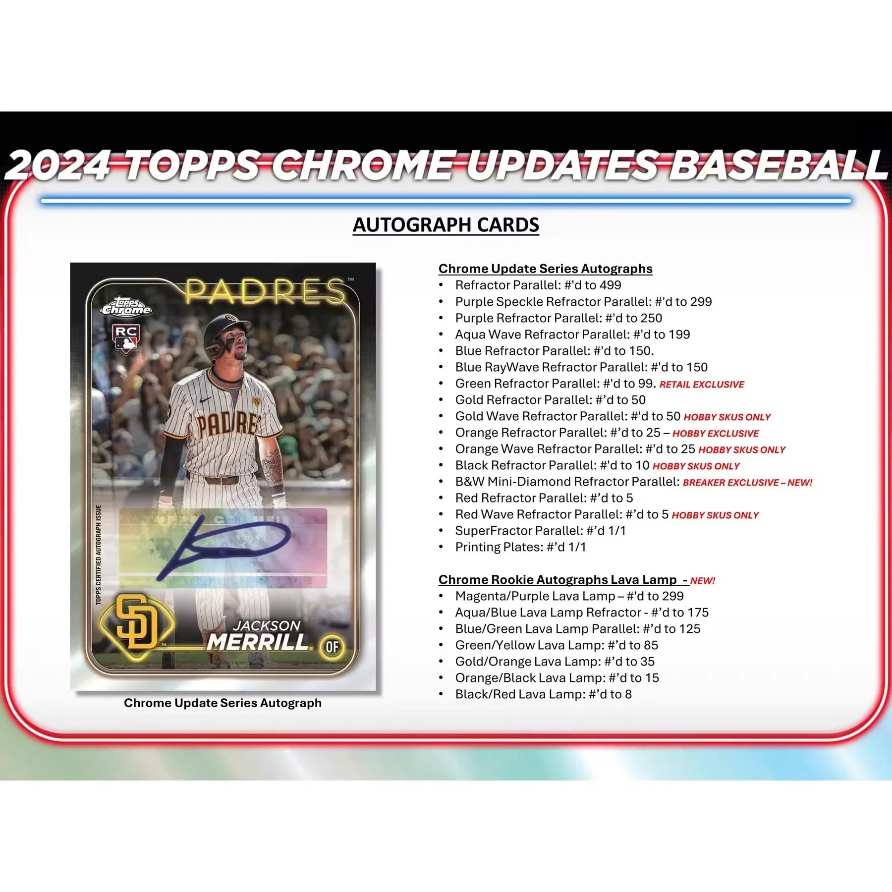 2024 Topps Chrome Update Series Baseball Hobby 6 Box Case (Ships Sealed Only)