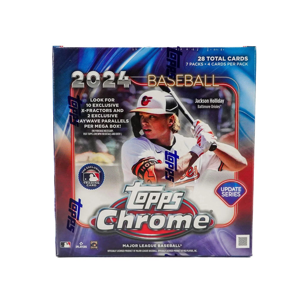 2024 Topps Chrome Update Series Baseball Mega Box (Ships Sealed Only)