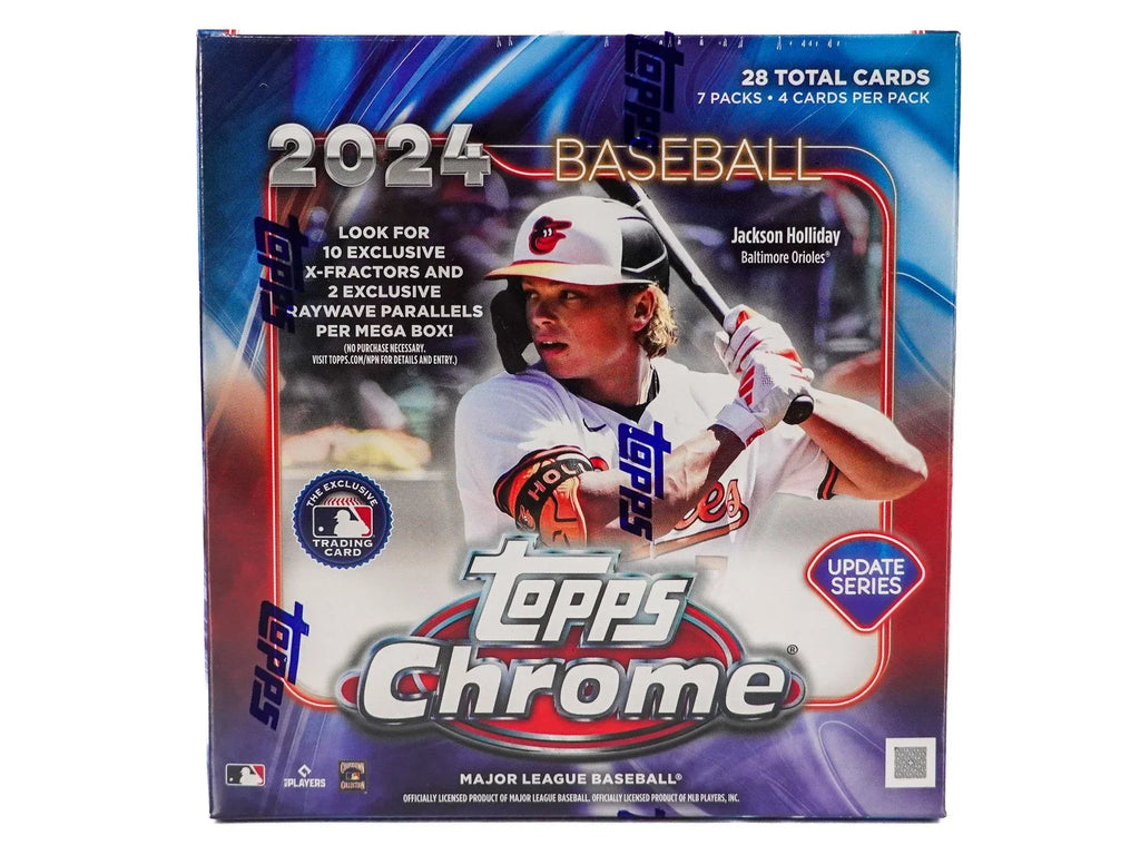 2024 Topps Chrome Update Series Baseball Mega Box (Ships Sealed Only)