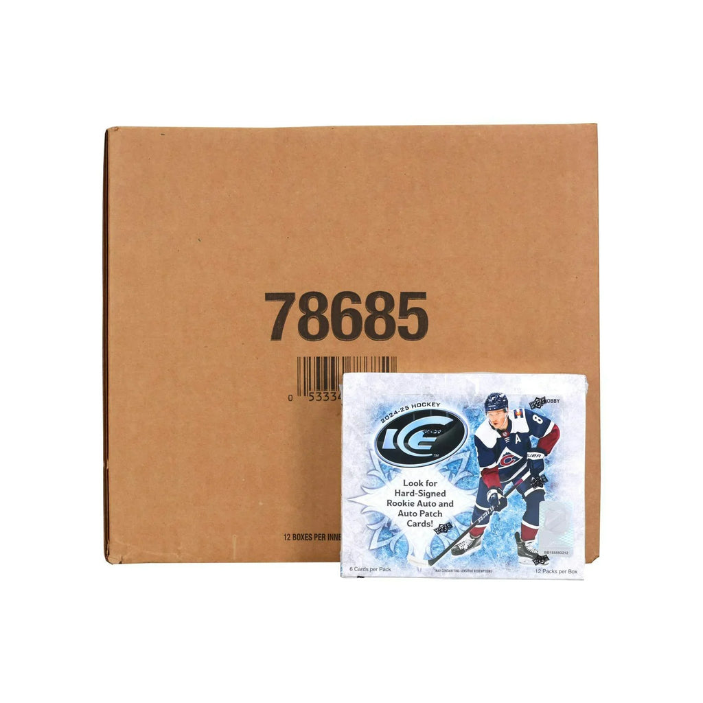 2024 25 Upper Deck Ice Hockey Hobby 24 Box Case (Ships Sealed Only)