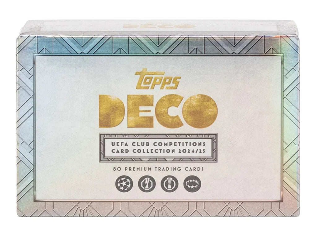 2024 25 Topps Deco UEFA Club Competitions Soccer Hobby Box (Ships Sealed Only)