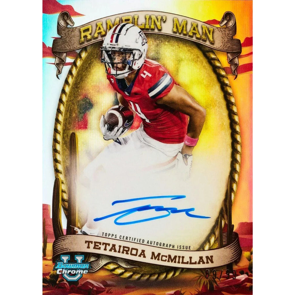 2024 Bowman University Chrome Football Blaster 40 Box Case (Ships Sealed Only) - D2
