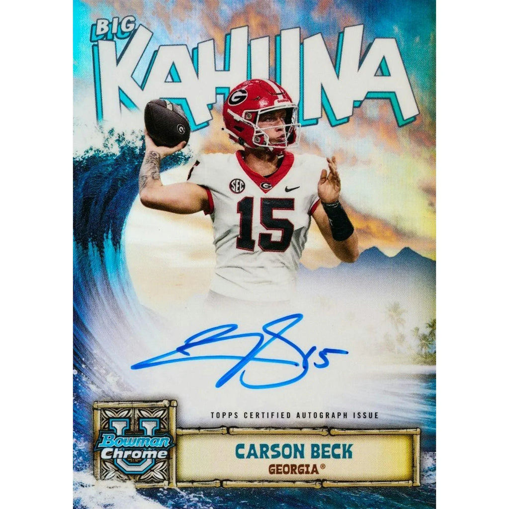 2024 Bowman University Chrome Football Blaster 40 Box Case (Ships Sealed Only) - D2