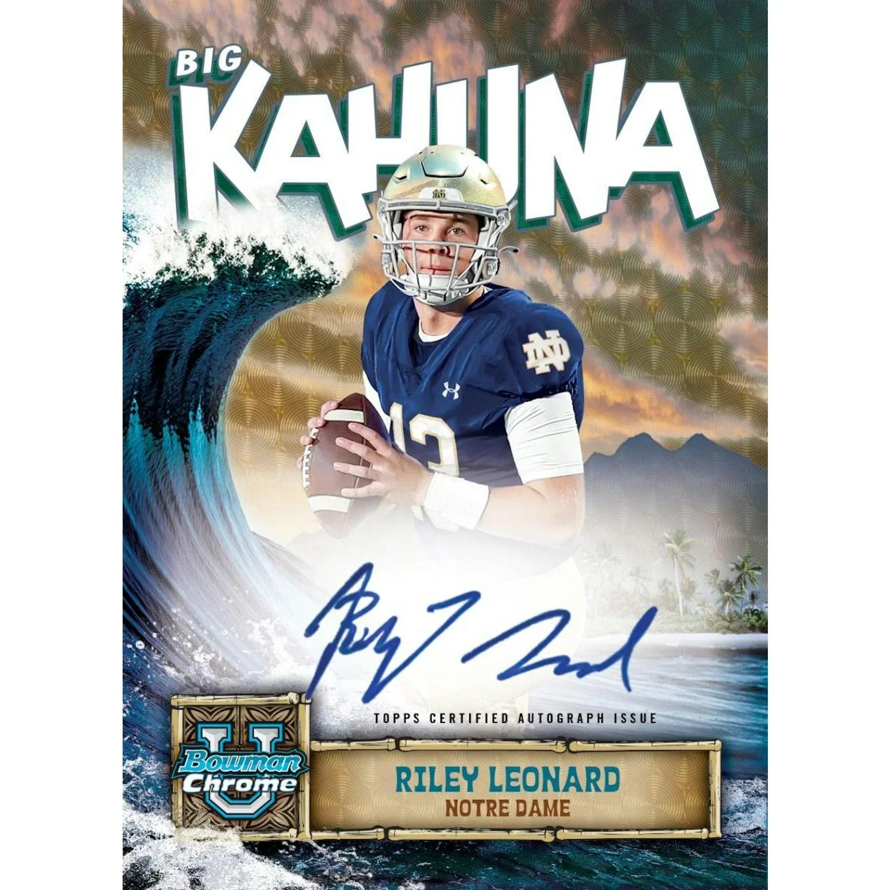 2024 Bowman University Chrome Football Blaster 40 Box Case (Ships Sealed Only) - D2