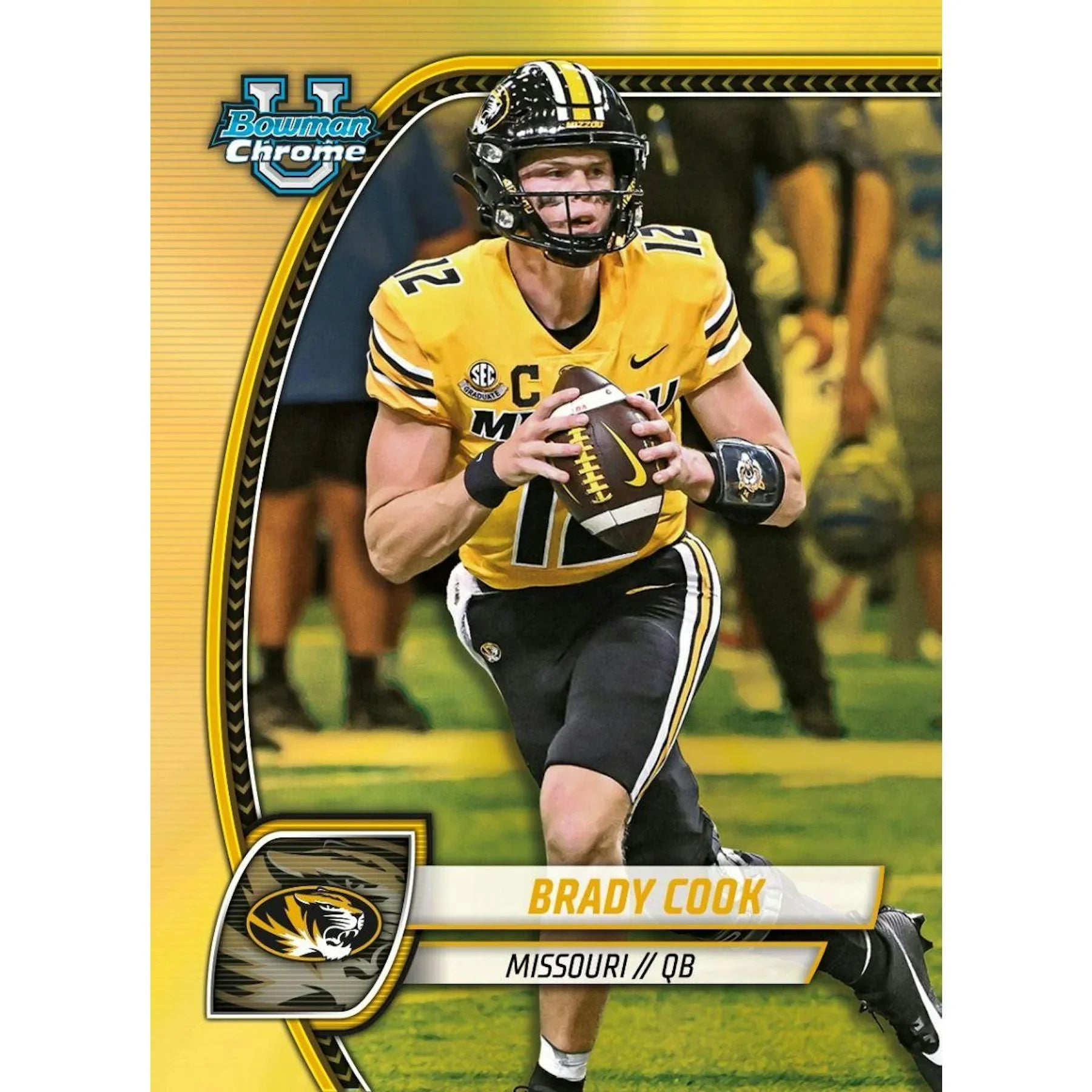 2024 Bowman University Chrome Football Blaster 40 Box Case (Ships Sealed Only) - D2