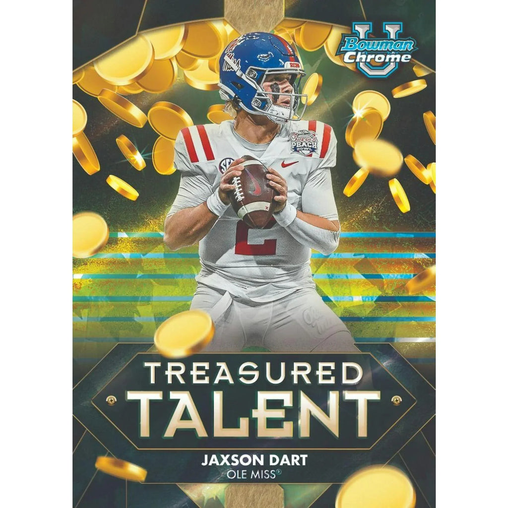 2024 Bowman University Chrome Football Blaster 40 Box Case (Ships Sealed Only) - D2