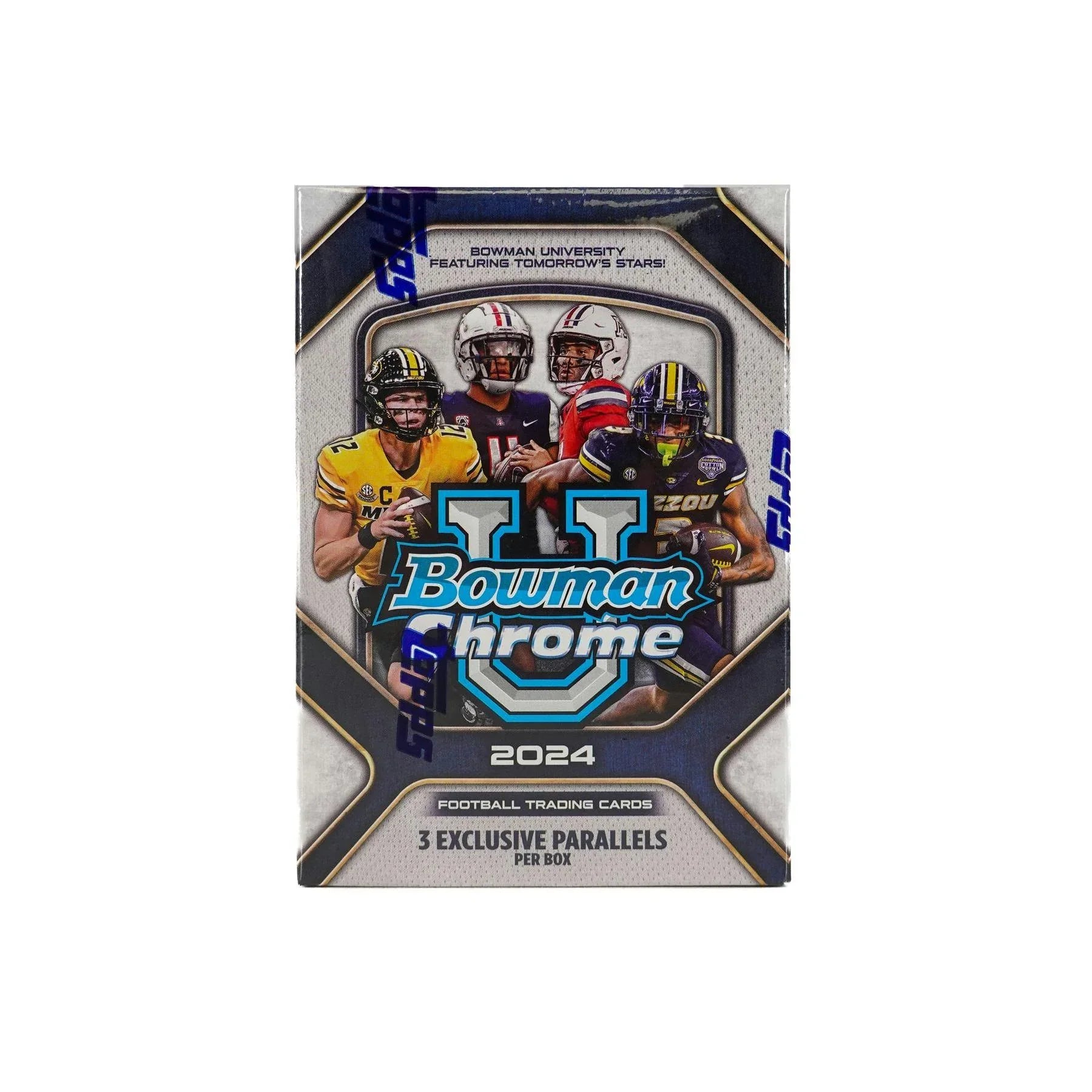 2024 Bowman University Chrome Football Blaster 40 Box Case (Ships Sealed Only) - D2