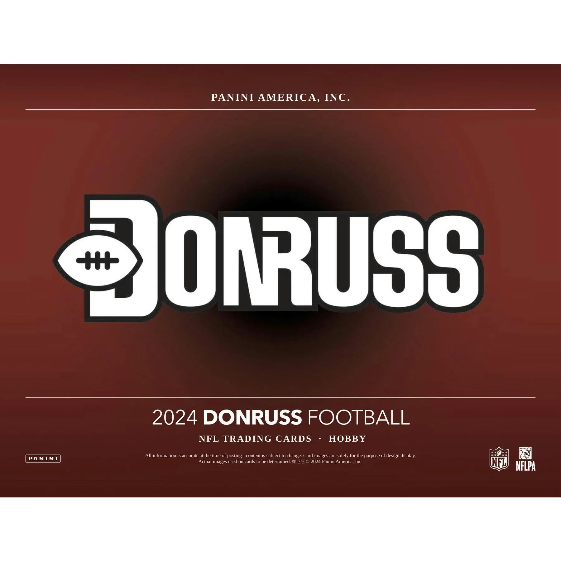 2024 Panini Donruss Football Hobby Box (Ships Sealed Only) - D