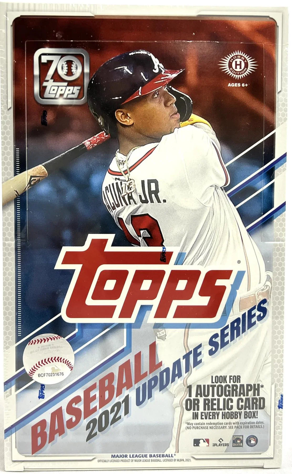 2021 Topps Update Series Baseball Hobby Box (Ships Sealed Only) - D