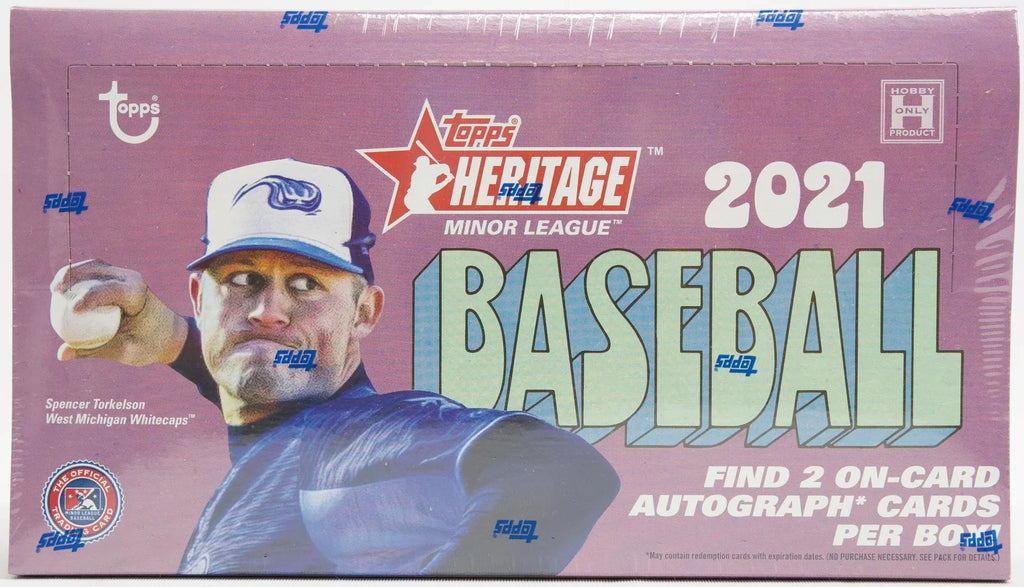 2021 Topps Heritage Minor League Baseball Hobby Box (Ships Sealed Only) - D