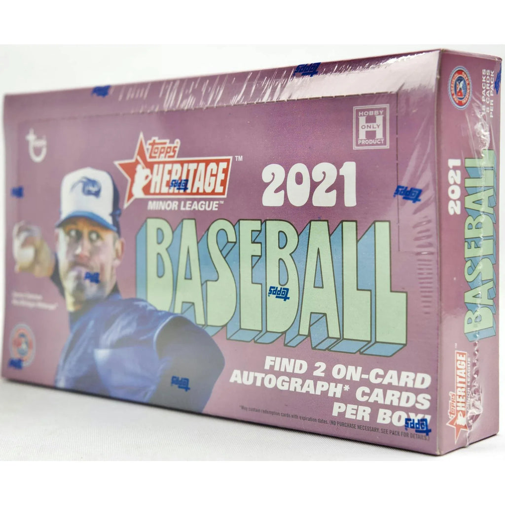 2021 Topps Heritage Minor League Baseball Hobby Box (Ships Sealed Only) - D