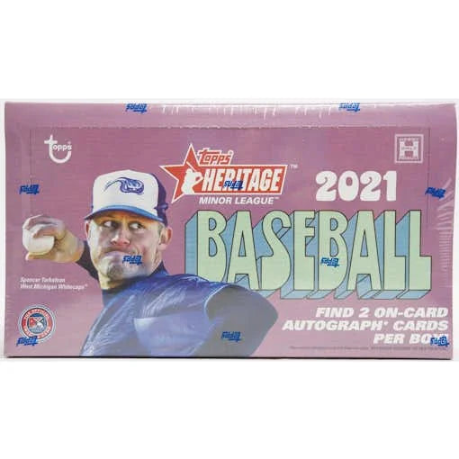 2021 Topps Heritage Minor League Baseball Hobby Box (Ships Sealed Only) - D