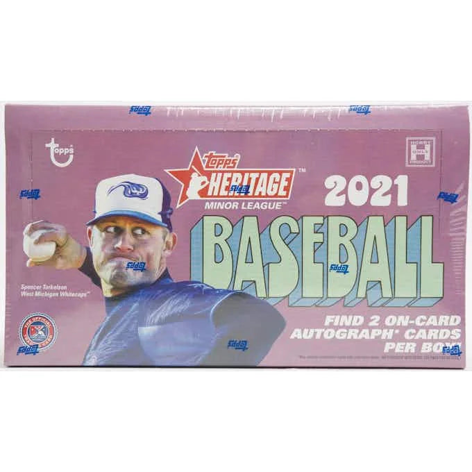 2021 Topps Heritage Minor League Baseball Hobby Box (Ships Sealed Only) - D