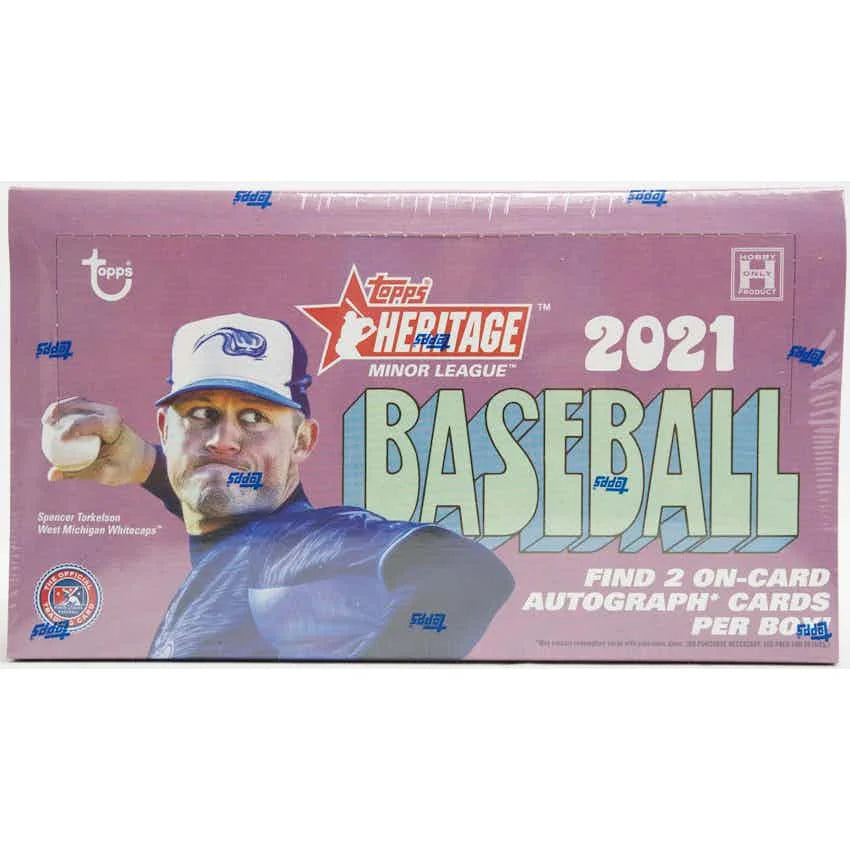 2021 Topps Heritage Minor League Baseball Hobby Box (Ships Sealed Only) - D