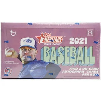 2021 Topps Heritage Minor League Baseball Hobby Box (Ships Sealed Only) - D