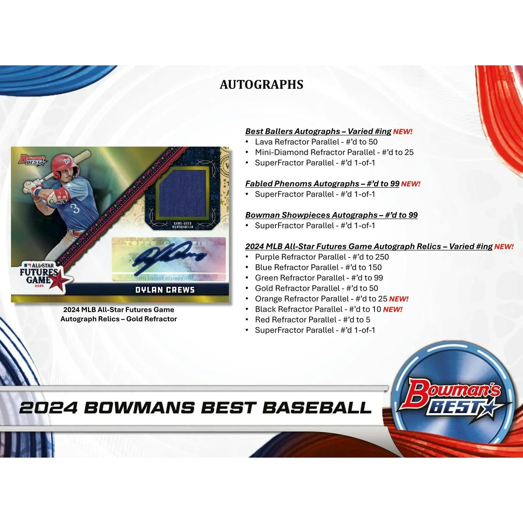 2024 Bowman s Best Baseball Hobby Box (Ships Sealed Only)