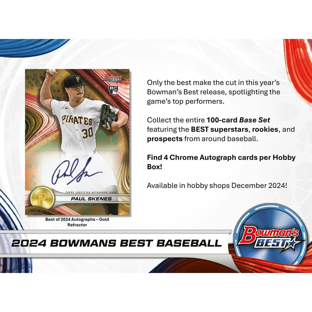 2024 Bowman s Best Baseball Hobby Box (Ships Sealed Only)