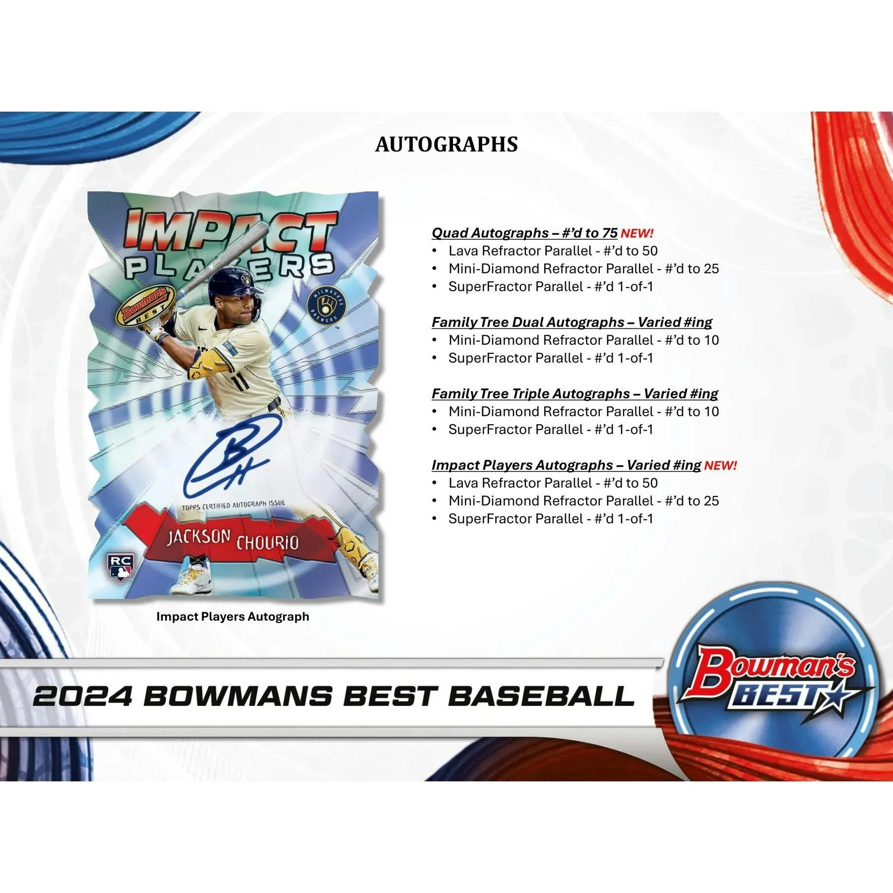 2024 Bowman s Best Baseball Hobby Box (Ships Sealed Only)