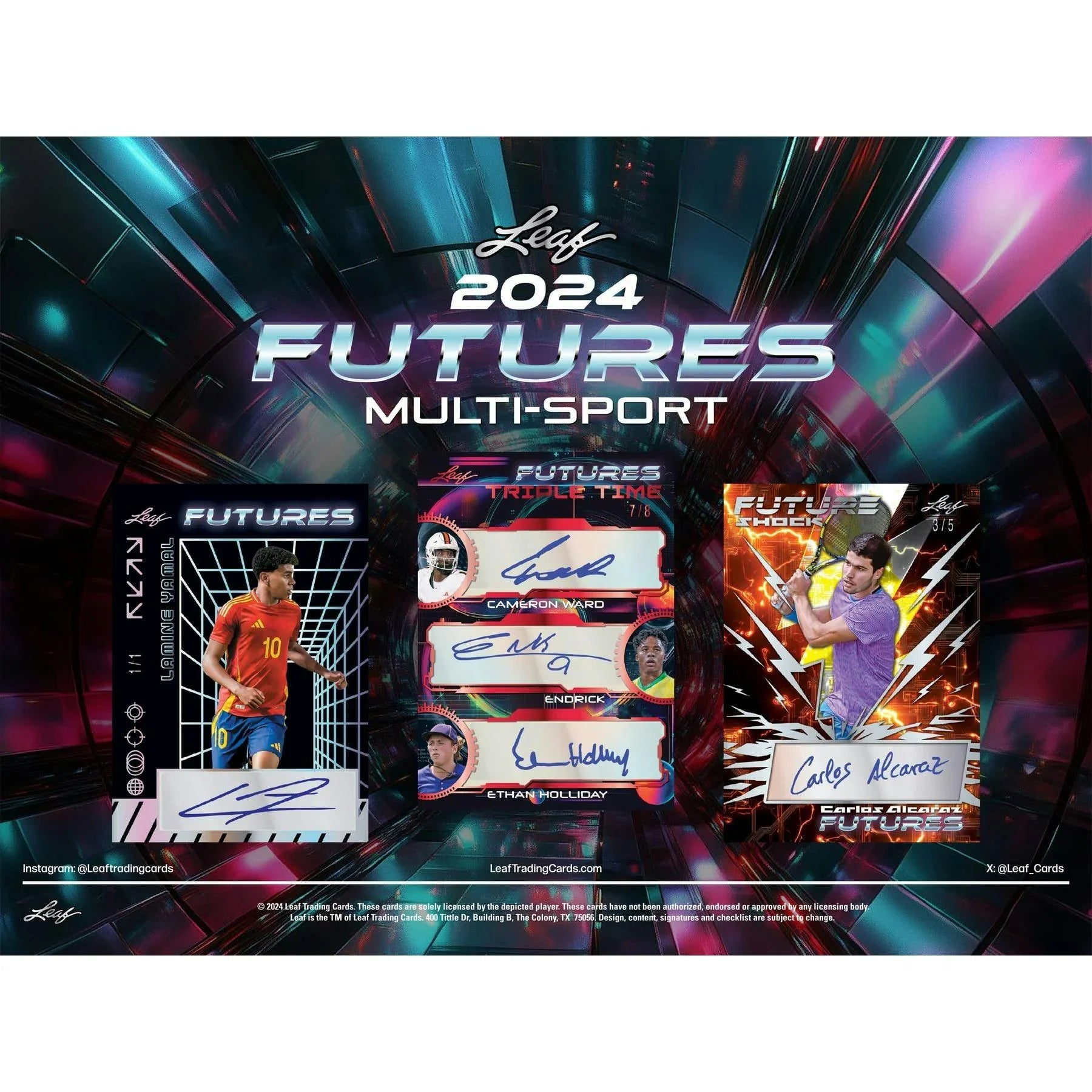2024 Leaf Futures Multisport Hobby Box (Ships Sealed Only)