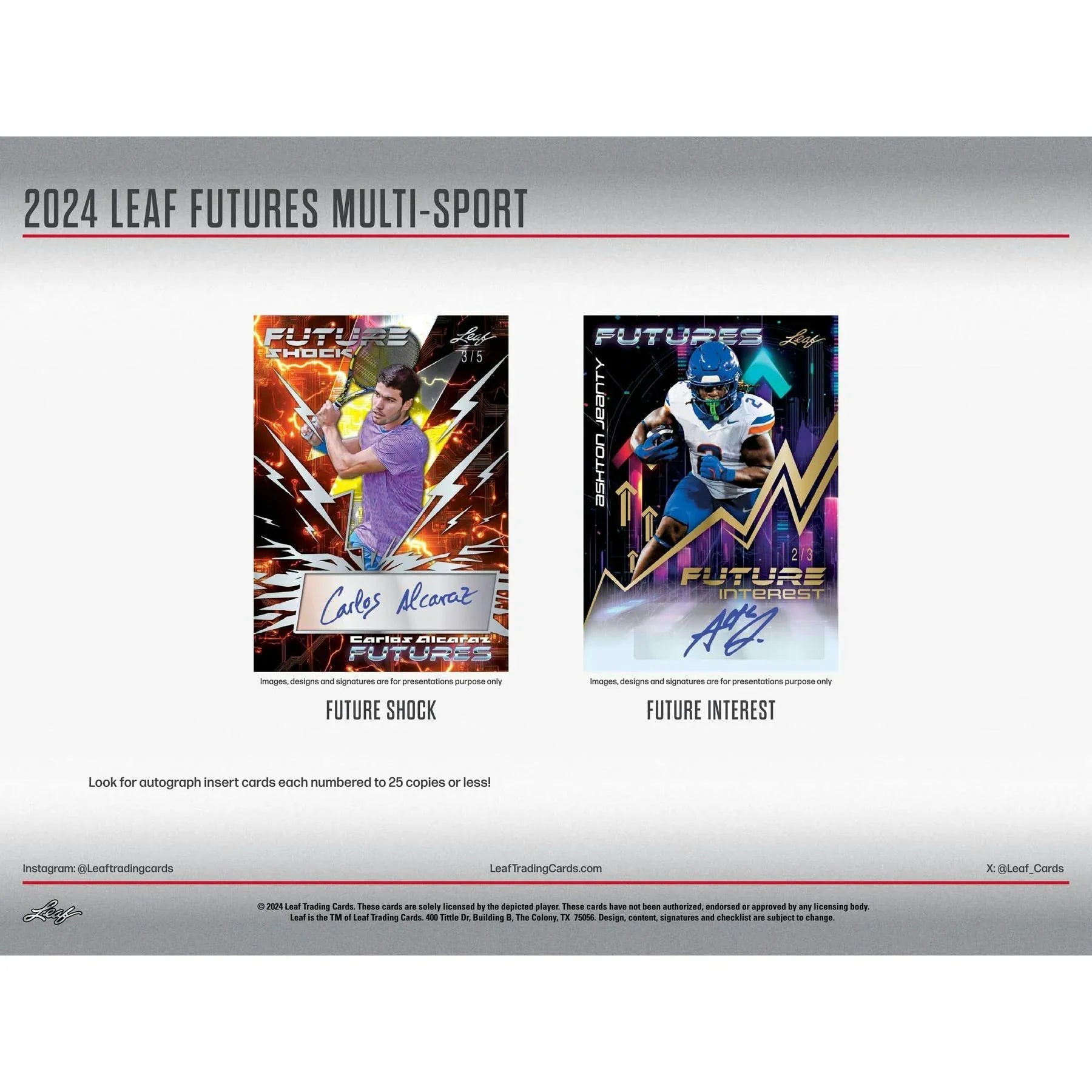 2024 Leaf Futures Multisport Hobby Box (Ships Sealed Only)