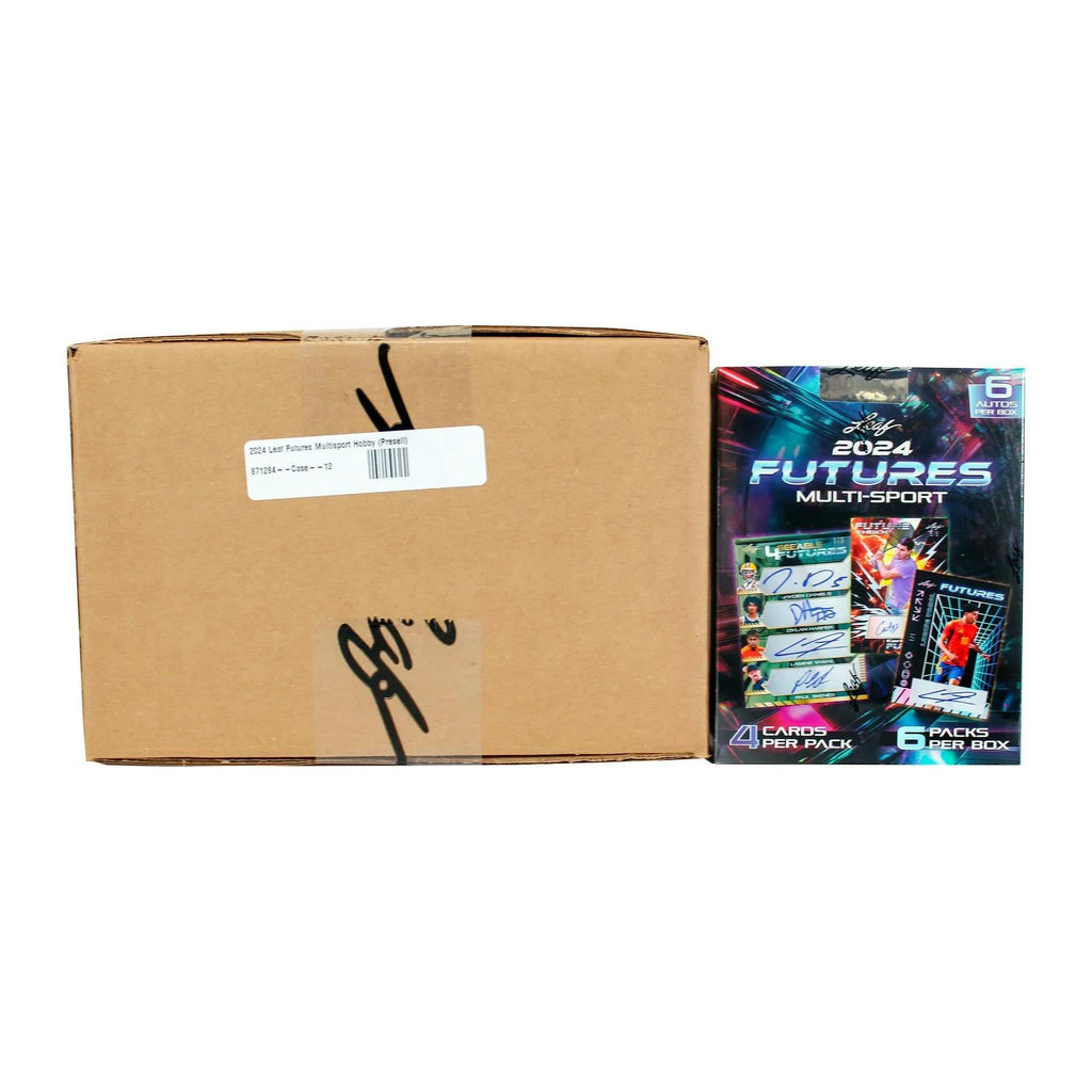 2024 Leaf Futures Multisport Hobby 12 Box Case (Ships Sealed Only)