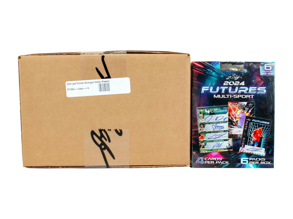 2024 Leaf Futures Multisport Hobby 12 Box Case (Ships Sealed Only)