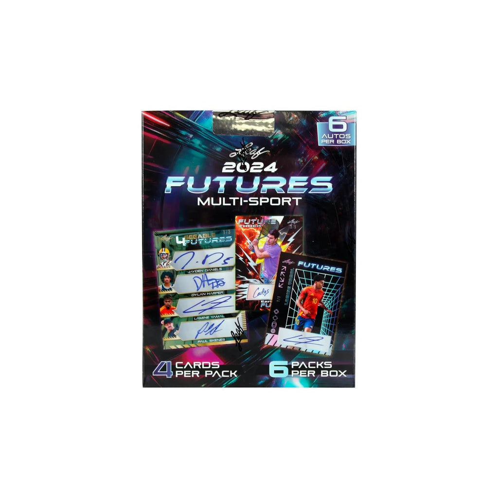 2024 Leaf Futures Multisport Hobby 12 Box Case (Ships Sealed Only)