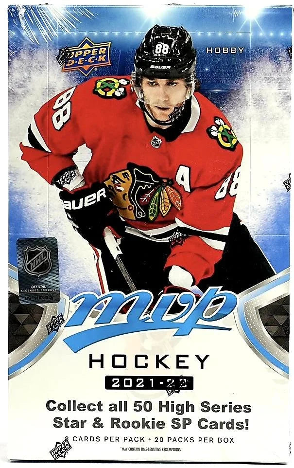 2021 22 Upper Deck MVP Hockey Hobby Box (Ships Sealed Only) - D