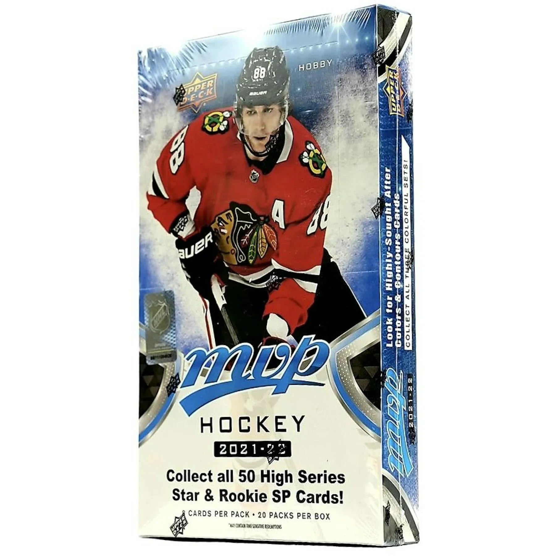 2021 22 Upper Deck MVP Hockey Hobby Box (Ships Sealed Only) - D