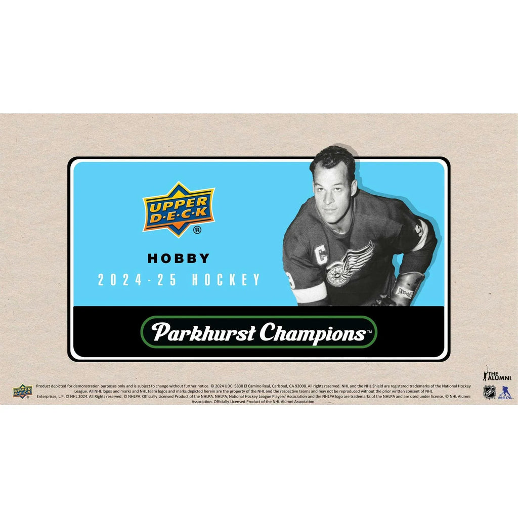 2024 25 Upper Deck Parkhurst Champions Hockey Hobby Box (Ships Sealed Only)