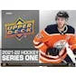 2021 22 Upper Deck Series 1 Hockey Hobby Box (Ships Sealed Only) - D