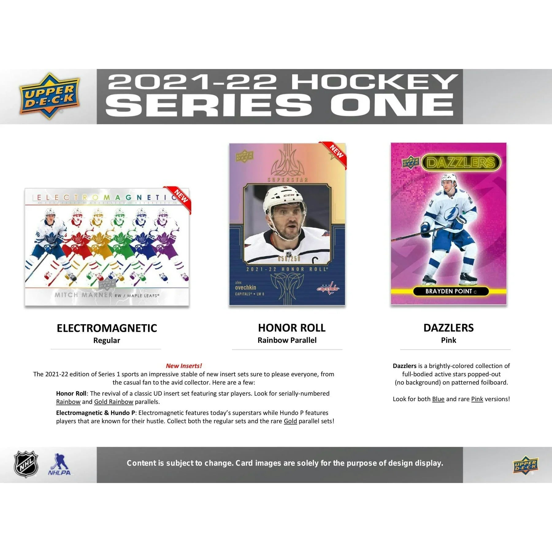 2021 22 Upper Deck Series 1 Hockey Hobby Box (Ships Sealed Only) - D