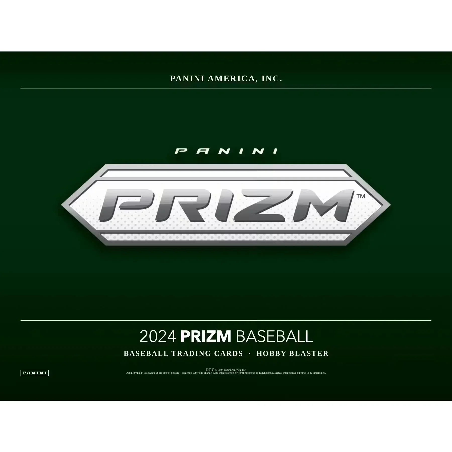 2024 Panini Prizm Baseball Hobby Blaster Box (Ships Sealed Only)