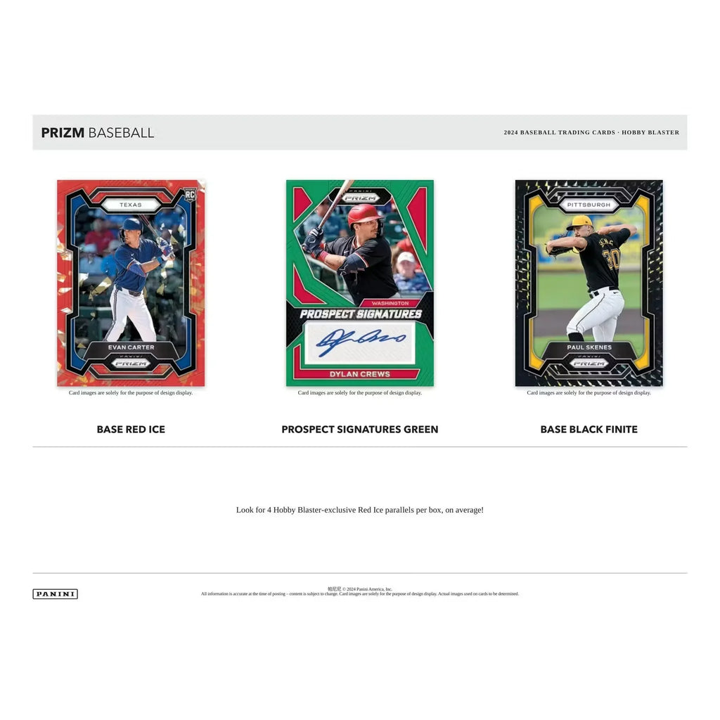 2024 Panini Prizm Baseball Hobby Blaster Box (Ships Sealed Only)